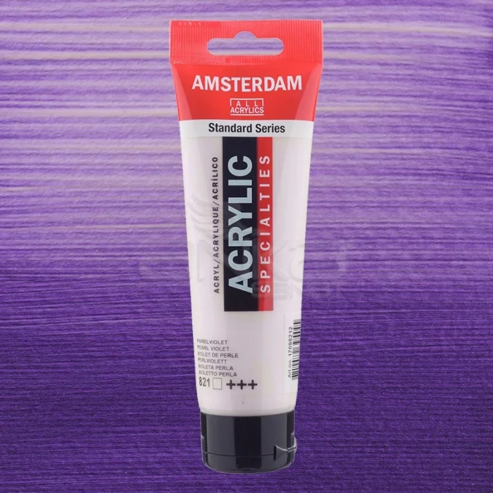Amsterdam Akrilik Boya 120ml 821 Pearl Violet