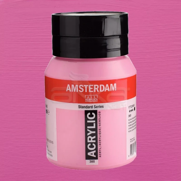 Amsterdam Akrilik Boya 500ml 385 Quinacridone Rose Light