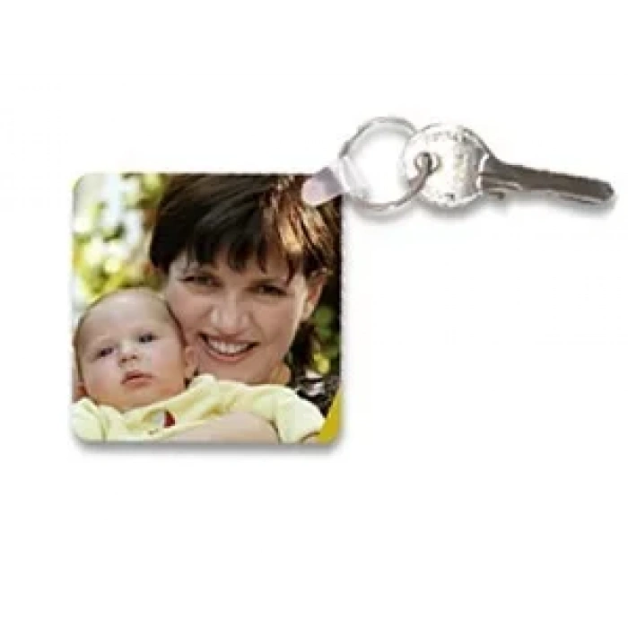 Anahtarlık Baskı (çift Taraflı-kare)