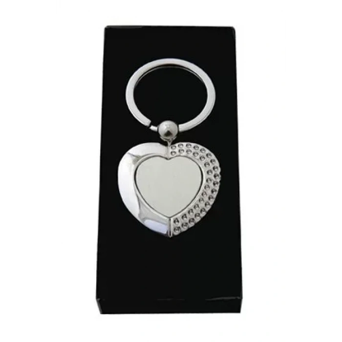 Anahtarlık baskı (Kalpli-Taşlı)