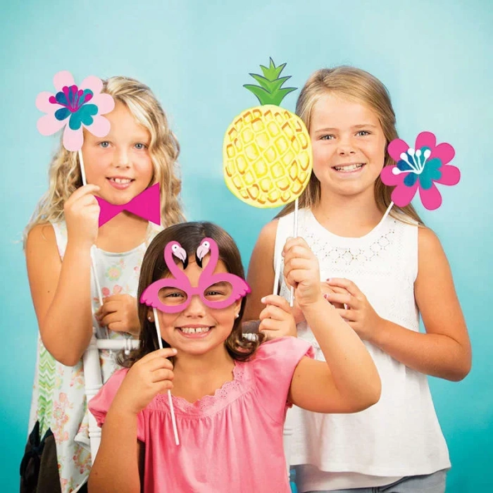 Ananas, Flamingo Fotoğraf Çekme Aksesuarları 10 Adet