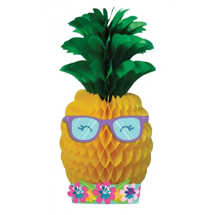 Ananas, Flamingo Ve Arkadaşları Masa Orta Süsü