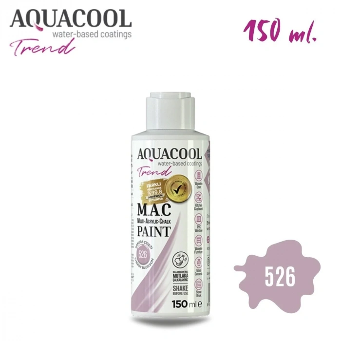Aquacool Multi Akrilik Boya 150ml 526 Sakura Çiçeği