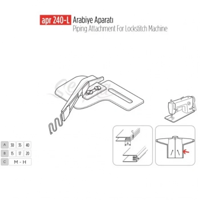 Arabiye Aparatı 20x10 Mm