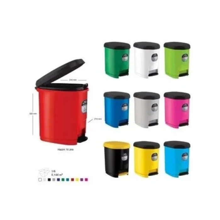 ARK 1380 PEDALLI ÇÖP KOVASI 9lt LACİVERT