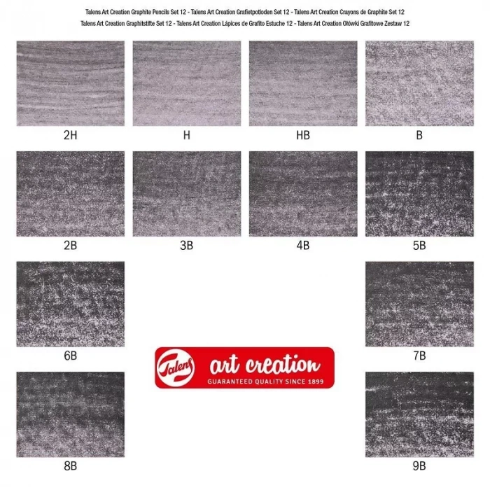 Art Creation Graphite Pencils 12li Set