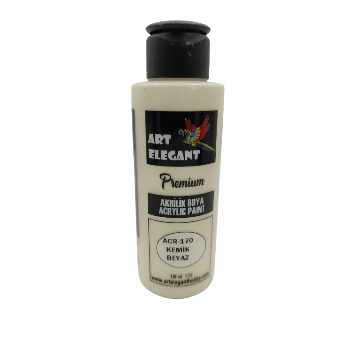 Art Elegant Akrilik Boya 120ml Acr-170 Kemik Beyaz