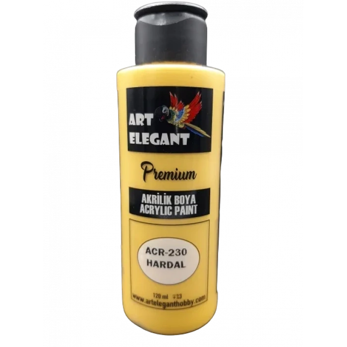 Art Elegant Akrilik Boya 120ml Acr-230 Hardal