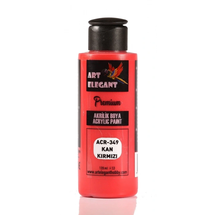 Art Elegant Akrilik Boya 120ml Acr-349 Kan Kırmızı