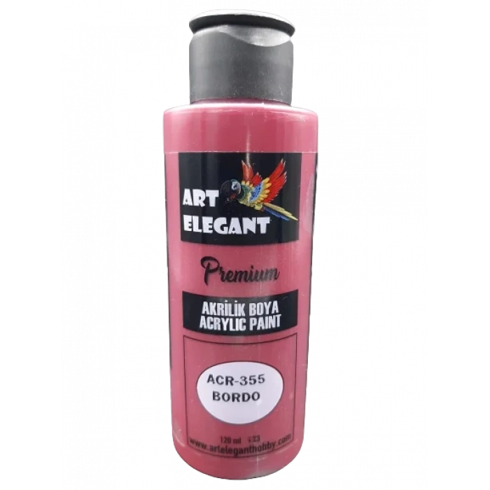 Art Elegant Akrilik Boya 120ml Acr-355 Bordo