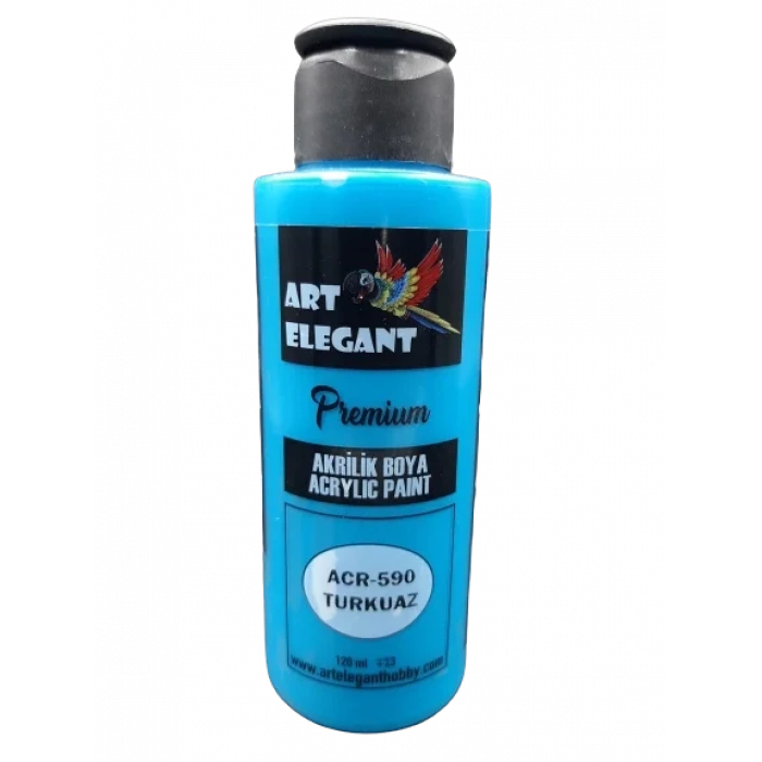 Art Elegant Akrilik Boya 120ml Acr-590 Turkuaz