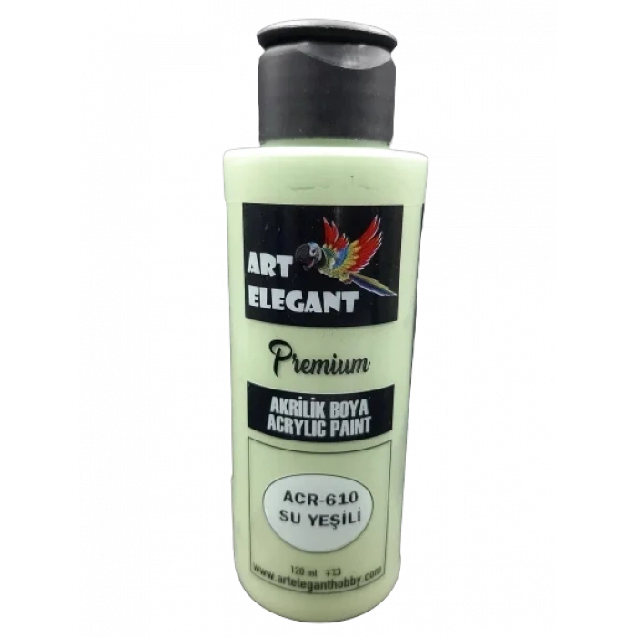 Art Elegant Akrilik Boya 120ml Acr-610 Su Yeşili
