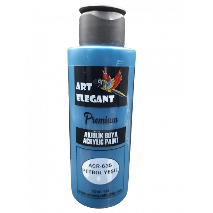 Art Elegant Akrilik Boya 120ml Acr-635 Petrol Yeşil