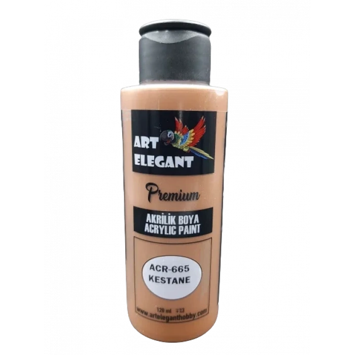 Art Elegant Akrilik Boya 120ml Acr-665 Kestane