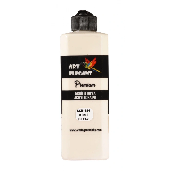Art Elegant Akrilik Boya 400ml Acr-189 Kirli Beyaz
