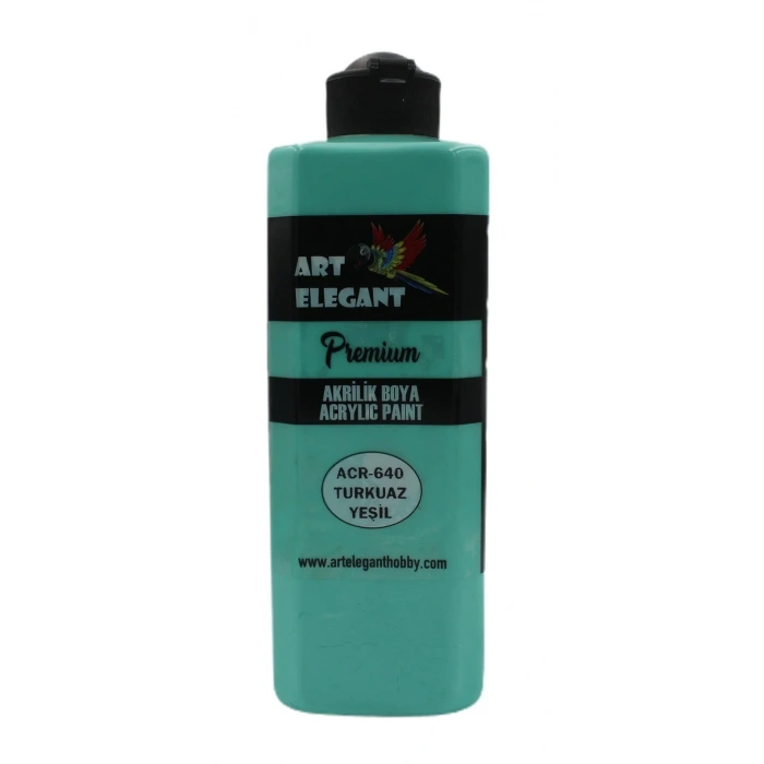 Art Elegant Akrilik Boya 400ml Acr-640 Turkuaz Yeşil