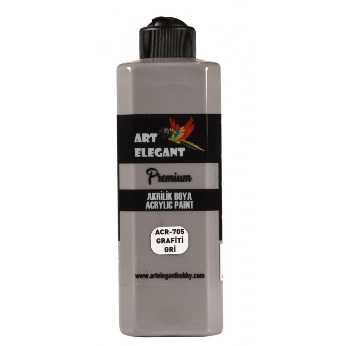 Art Elegant Akrilik Boya 400ml Acr-705 Grafiti Gri