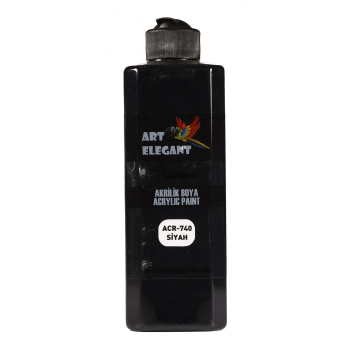 Art Elegant Akrilik Boya 400ml Acr-740 Siyah