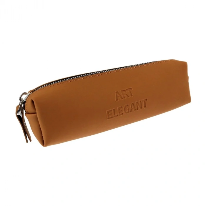 Art Elegant Sanatsal Deri Kalemlik Taba