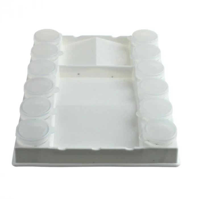 Art Elegant Sanatsal Şişeli Kapaklı Palet 12li