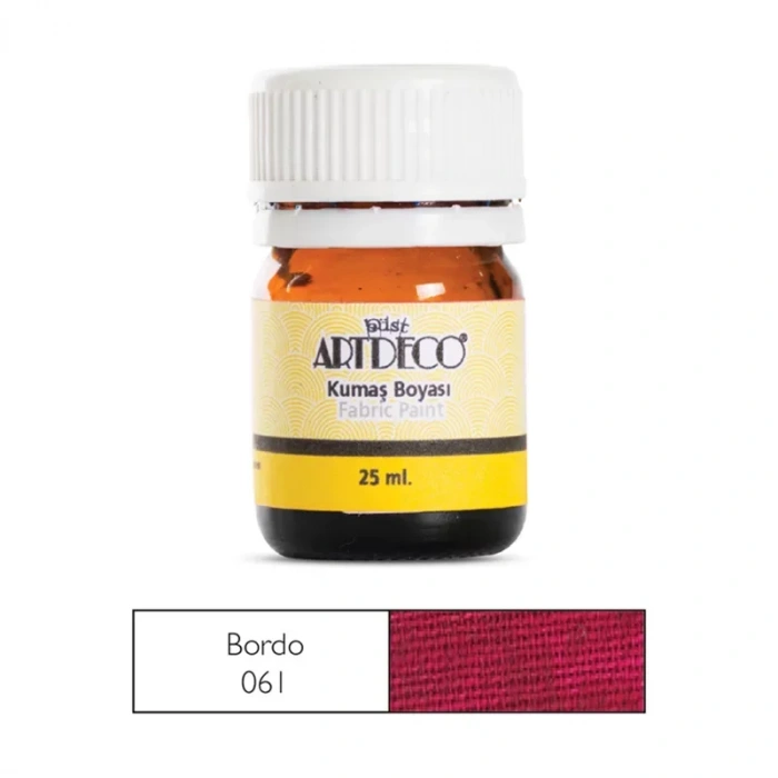 Artdeco 010a Kumaş Boyası 061 Bordo 25ml