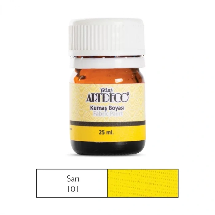 ARTDECO 010A KUMAŞ BOYASI 101 SARI 25ml