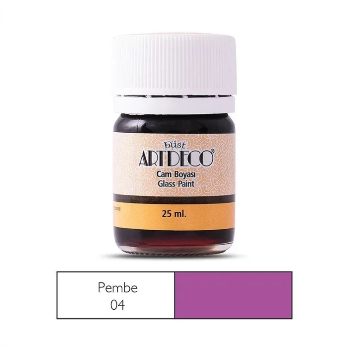 Artdeco 030a Cam Boyası 04 Pembe 25ml