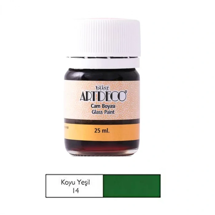 Artdeco 030a Cam Boyası 14 Koyu Yeşil 25ml