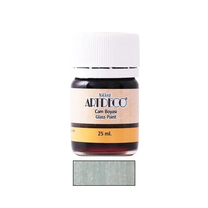 Artdeco 030a Cam Boyası 22 Metalik Gümüş 25ml