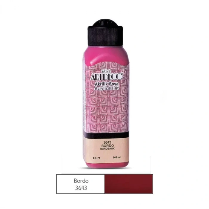 Artdeco 70r Akrilik Boya 3643 Bordo 140ml