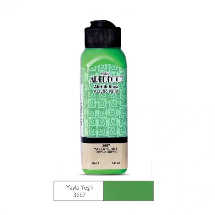 Artdeco 70r Akrilik Boya 3667 Yayla Yeşili 140ml