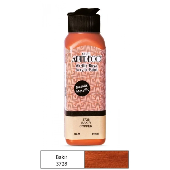 Artdeco 70r Akrilik Boya 3728 Bakır 140ml