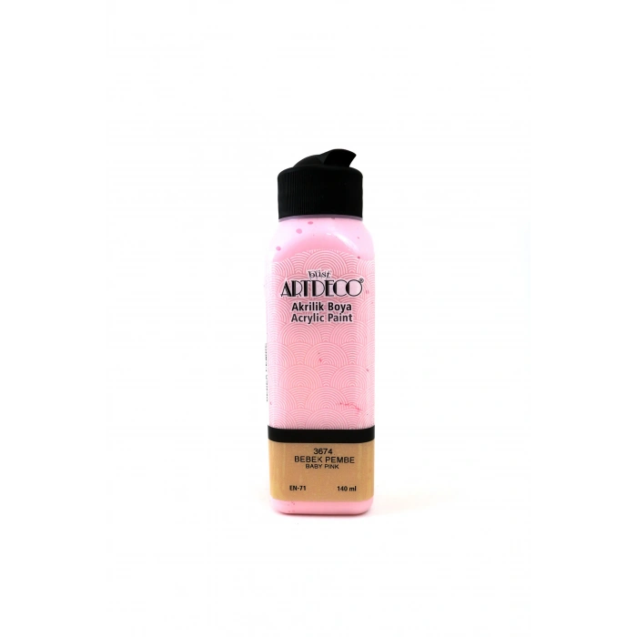 ARTDECO AKRİLİK BOYA 140 ML BEBEK PEMBE 070R-3674