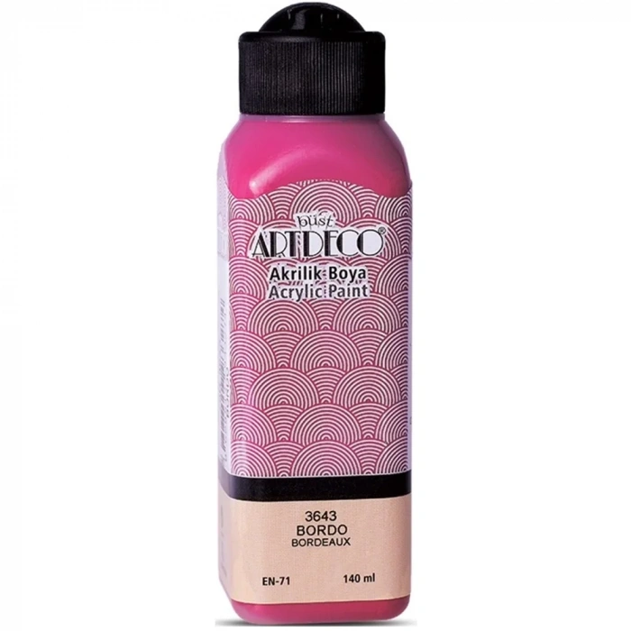 Artdeco Akrilik Boya 140 ML Bordo 070R-3643