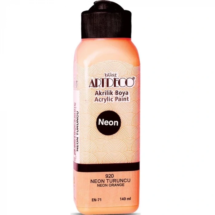Artdeco Akrilik Boya 140 ML Fosforlu Turuncu 070R-920