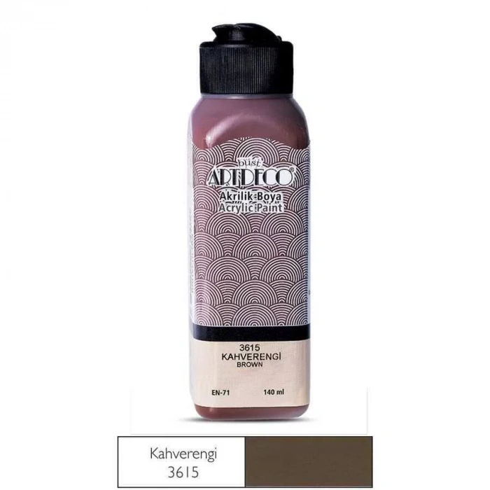 Artdeco Akrilik Boya 140 ml Kahverengi