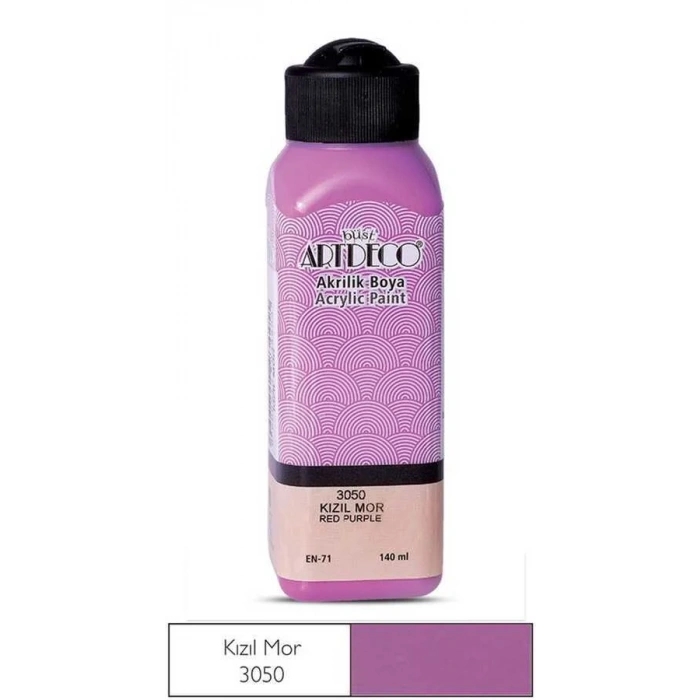 Artdeco Akrilik Boya 140 ml Kızıl Mor