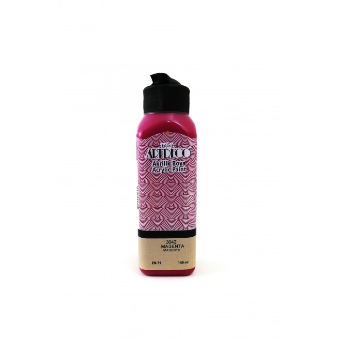 ARTDECO AKRİLİK BOYA 140 ML MAGENTA 070R-3042