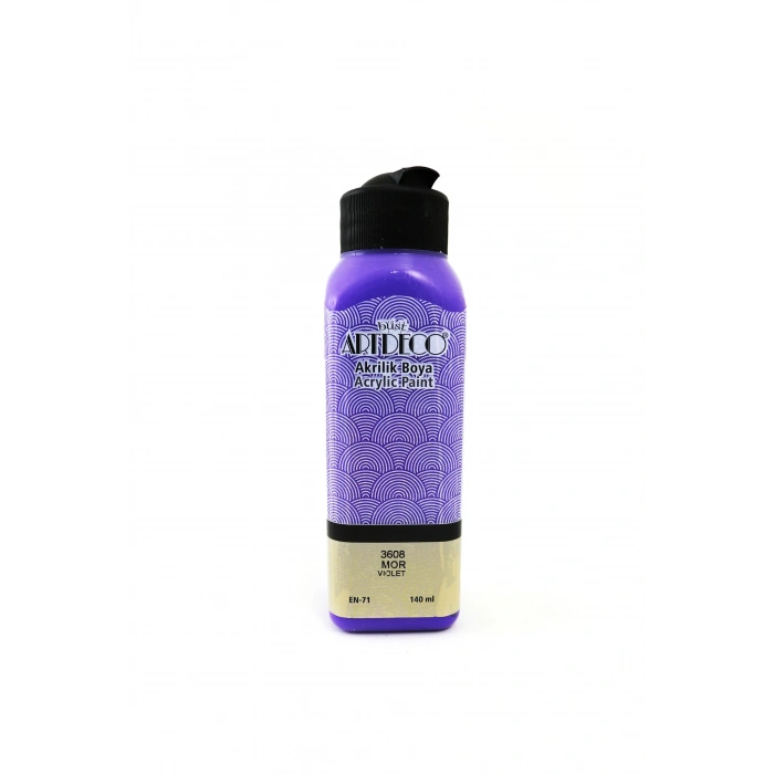 ARTDECO AKRİLİK BOYA 140 ML MOR 070R-3608