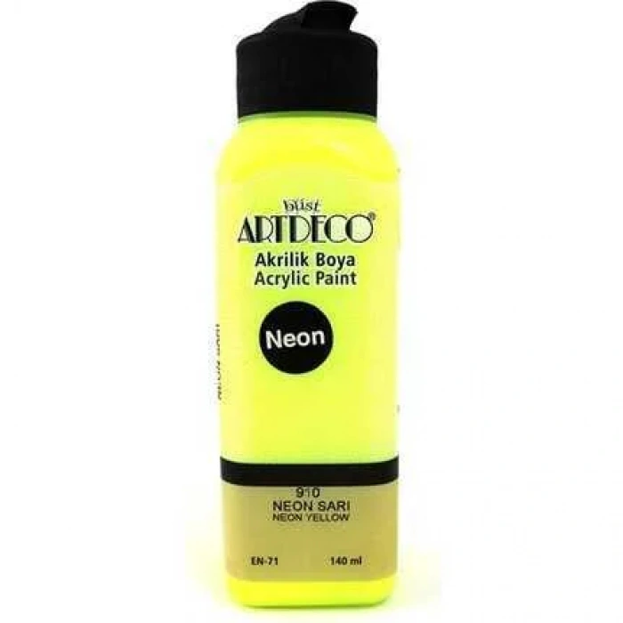 Artdeco Akrilik Boya 140 ml Neon Sarı