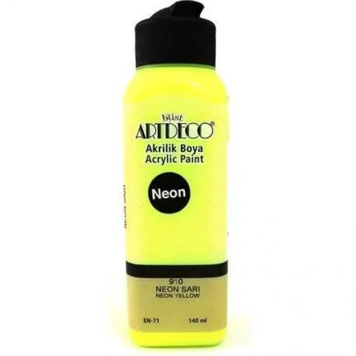 Artdeco Akrilik Boya 140 ml Neon Sarı