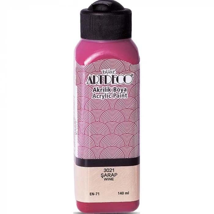 Artdeco Akrilik Boya 140 ML Şarap 070R-3021