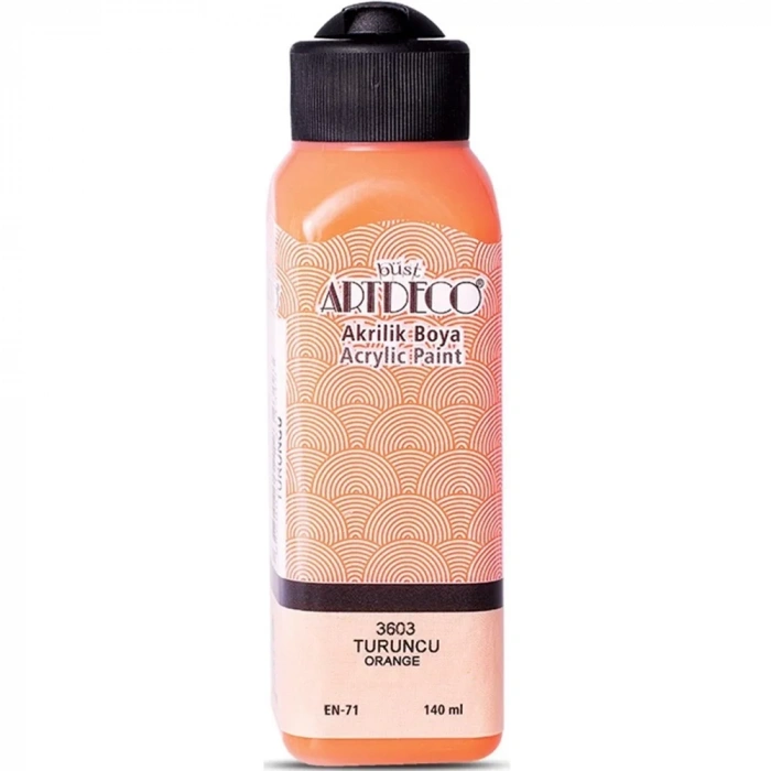 Artdeco Akrilik Boya 140 ML Turuncu 070R-3603
