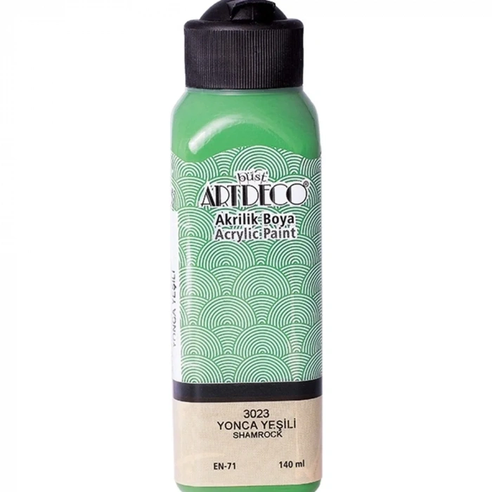 Artdeco Akrilik Boya 140 ML Yonca Yeşil 070R-3023