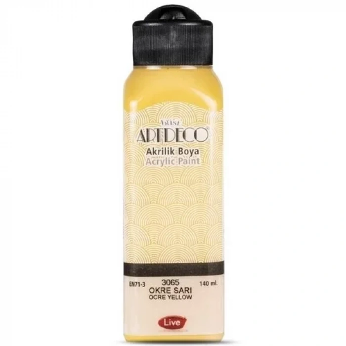 Artdeco Akrilik Boya 140ml Okre Sarı 3065