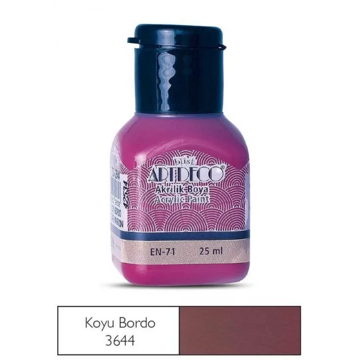 Artdeco Akrilik Boya 25 ml Koyu Bodro