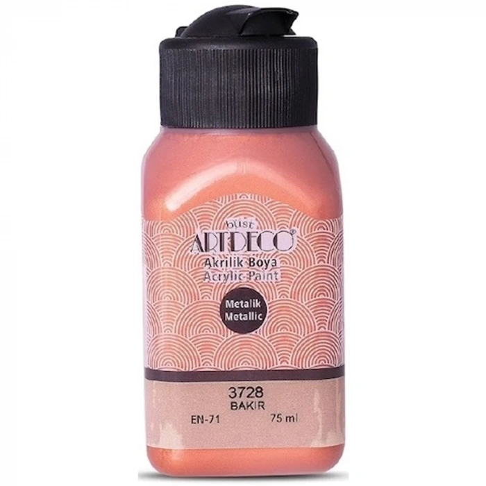 Artdeco Akrilik Boya 75 ML Metalik Bakır 3728