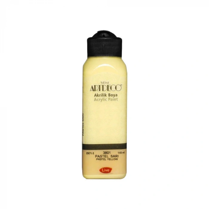 Artdeco Akrilik Boya Pastel Sarı 140 ml
