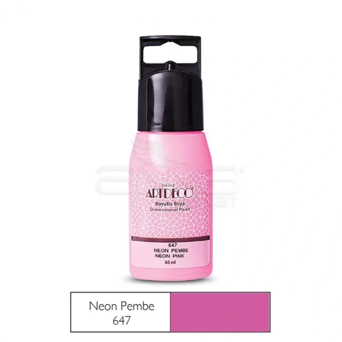 Artdeco Boyutlu Boya 60ml 647 Neon Pembe