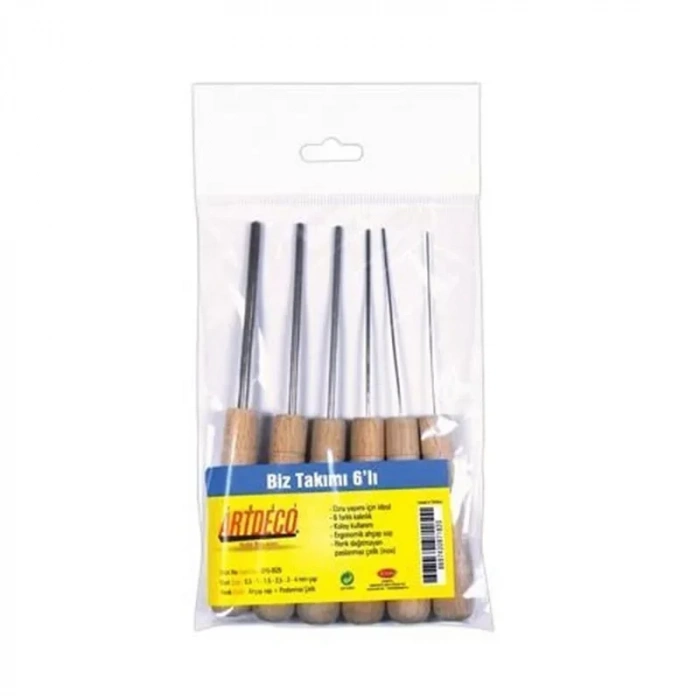 ARTDECO EBRU BİZ TAKIMI 6LI SET (Y-015-BİZ6)